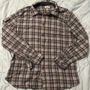 The Commons Brown Plaid Casual Shirt